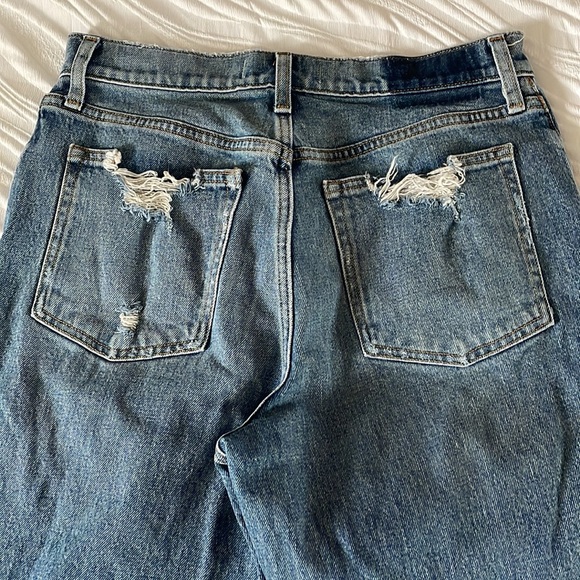 Abercrombie & Fitch Distressed Mom Jeans - Picture 7 of 8